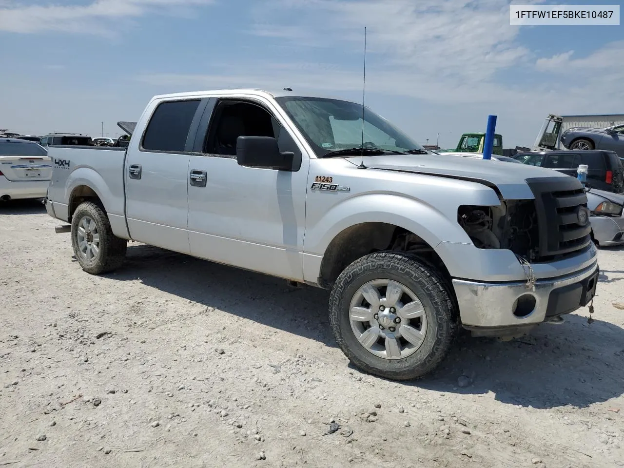 2011 Ford F150 Supercrew VIN: 1FTFW1EF5BKE10487 Lot: 68729184