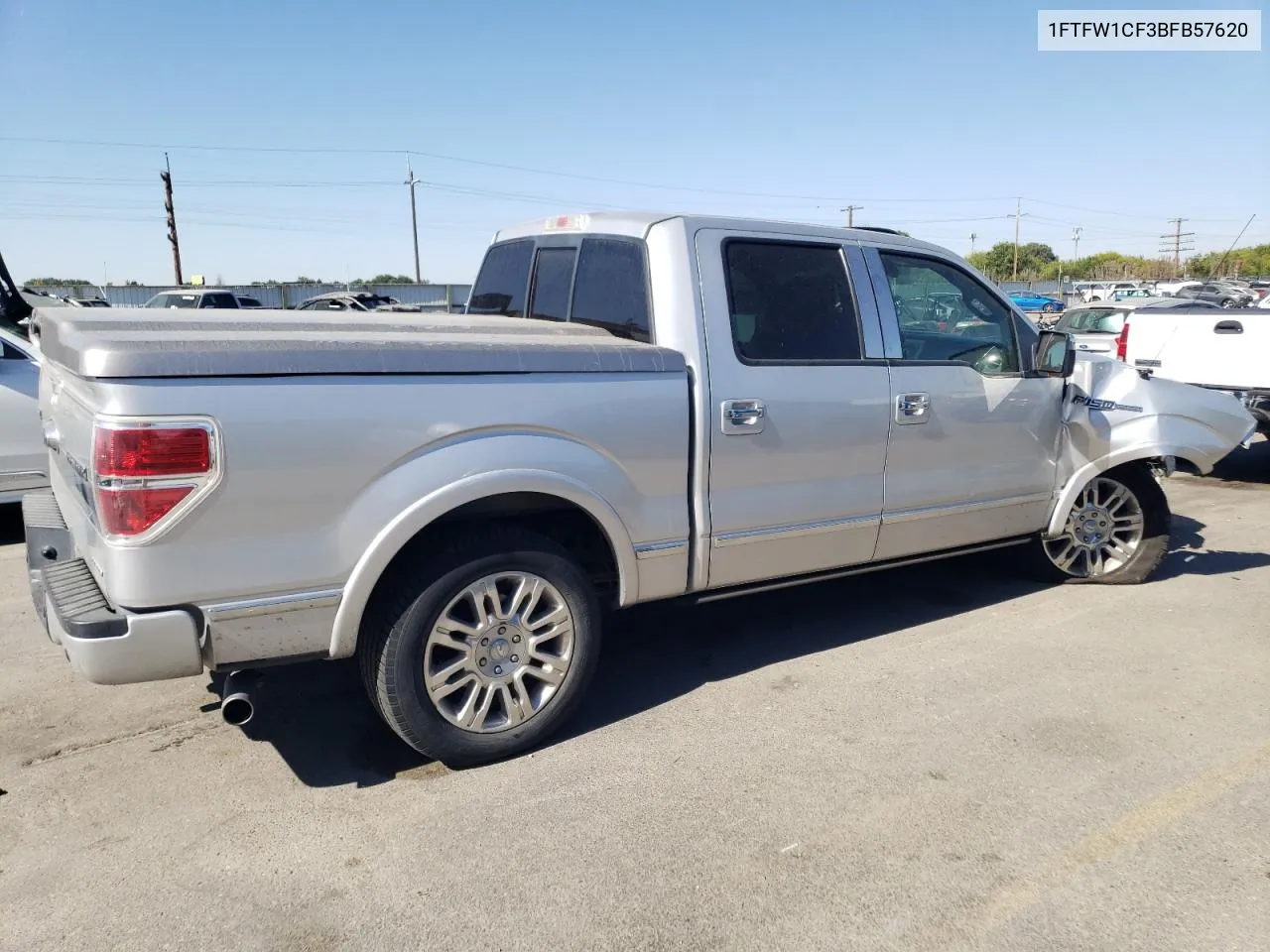 2011 Ford F150 Supercrew VIN: 1FTFW1CF3BFB57620 Lot: 68823754