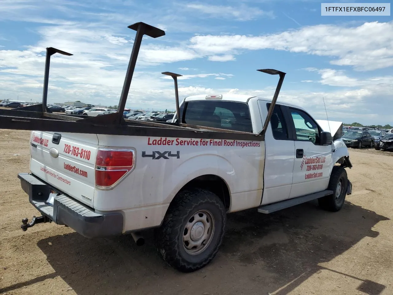 1FTFX1EFXBFC06497 2011 Ford F150 Super Cab