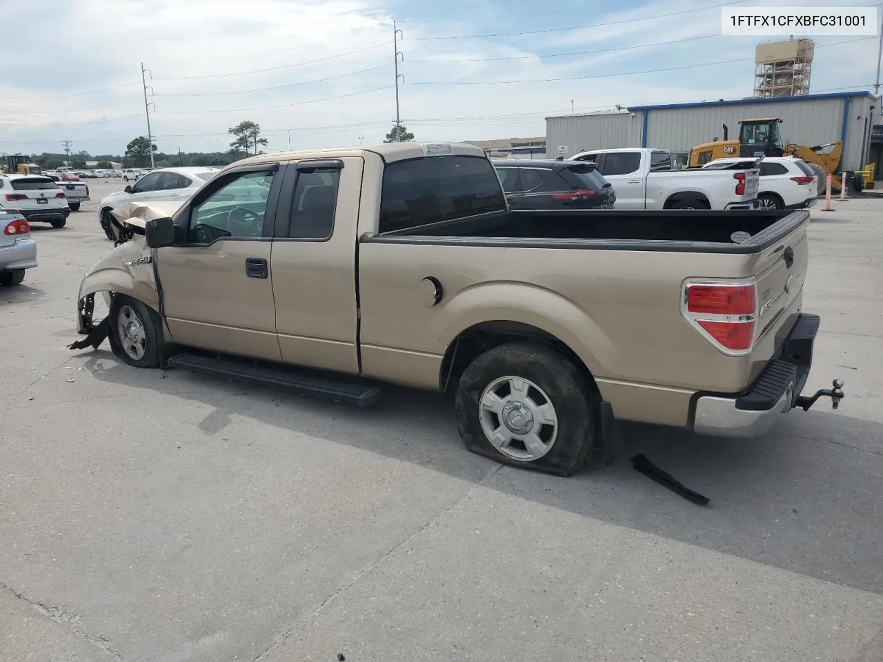 2011 Ford F150 Super Cab VIN: 1FTFX1CFXBFC31001 Lot: 69317574