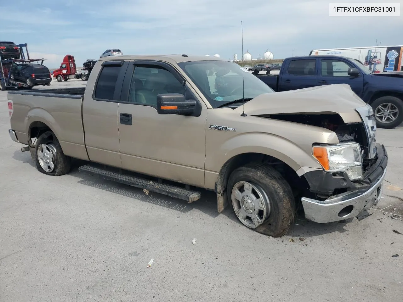 2011 Ford F150 Super Cab VIN: 1FTFX1CFXBFC31001 Lot: 69317574