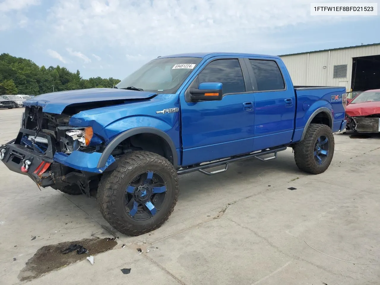 1FTFW1EF8BFD21523 2011 Ford F150 Supercrew