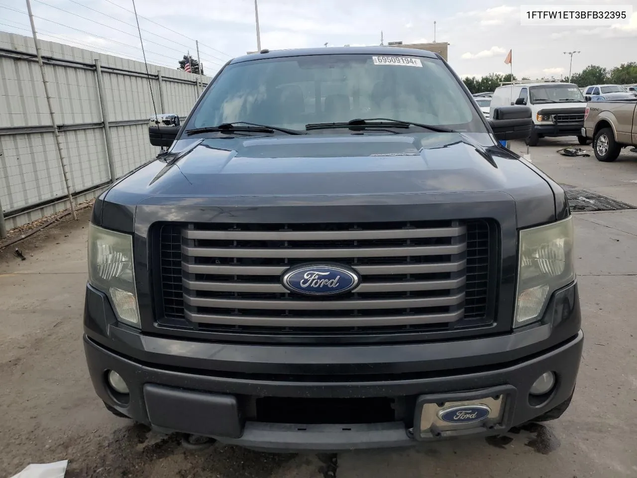 2011 Ford F150 Supercrew VIN: 1FTFW1ET3BFB32395 Lot: 69509194