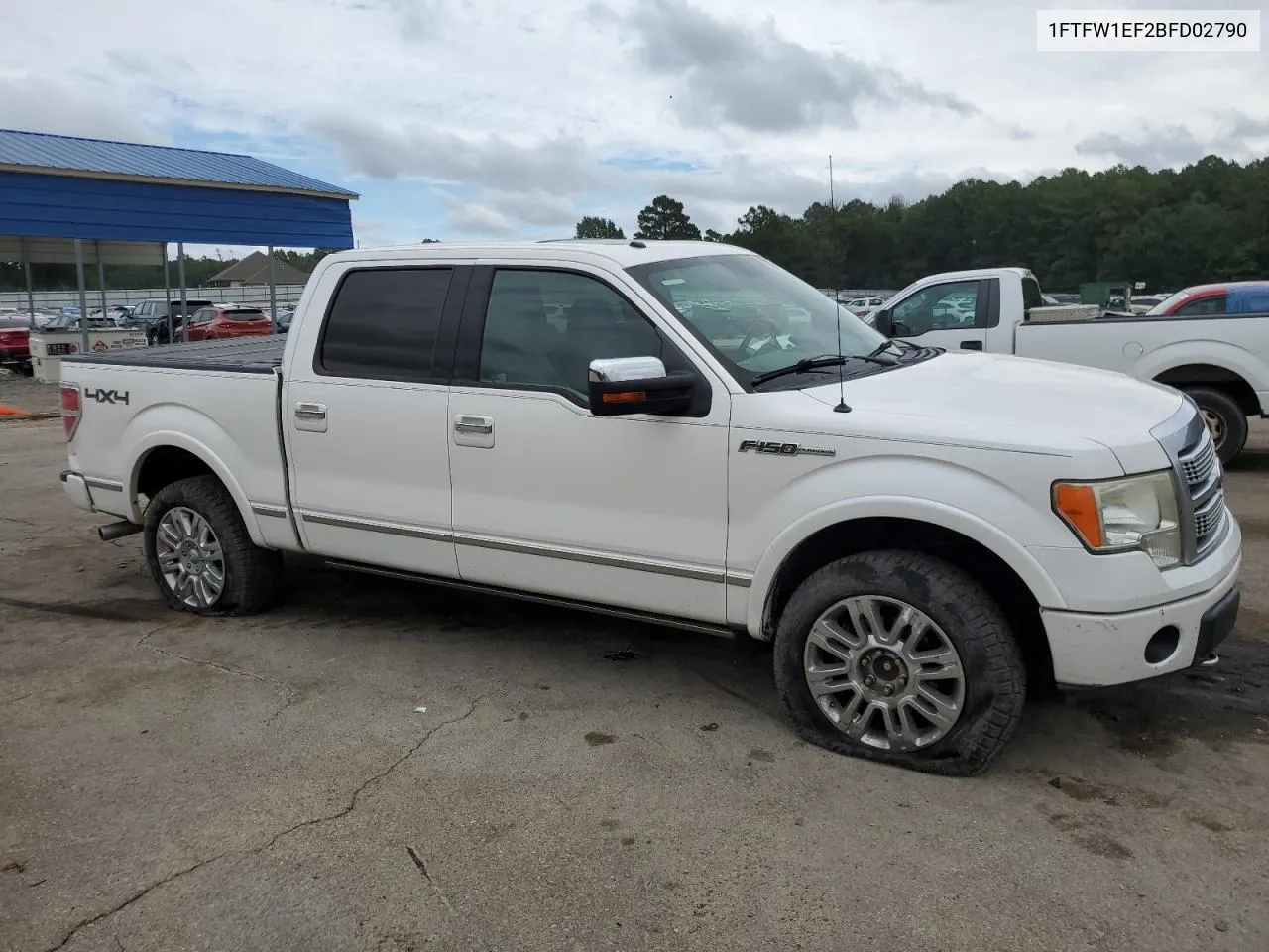 1FTFW1EF2BFD02790 2011 Ford F150 Supercrew