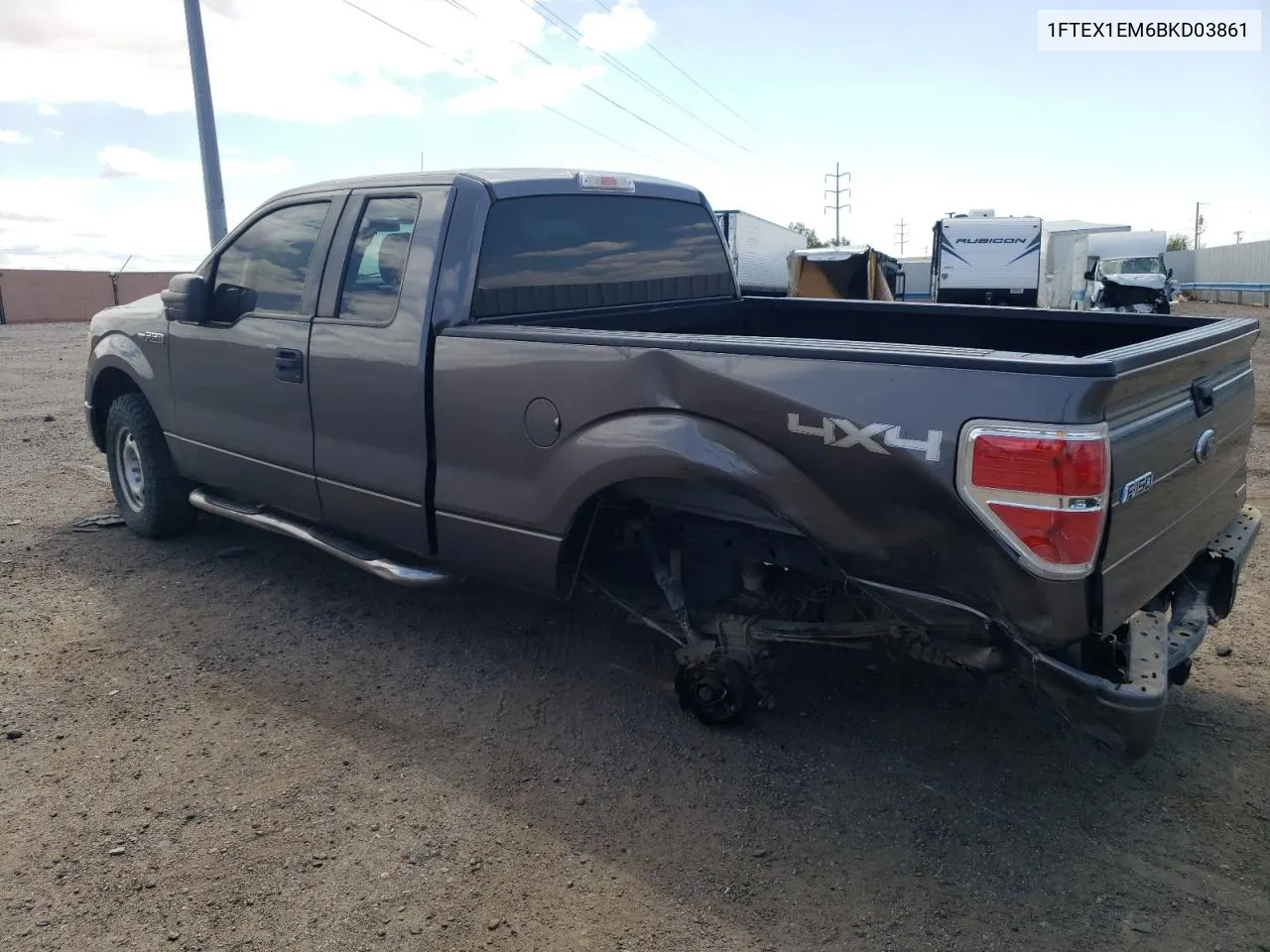 1FTEX1EM6BKD03861 2011 Ford F150 Super Cab