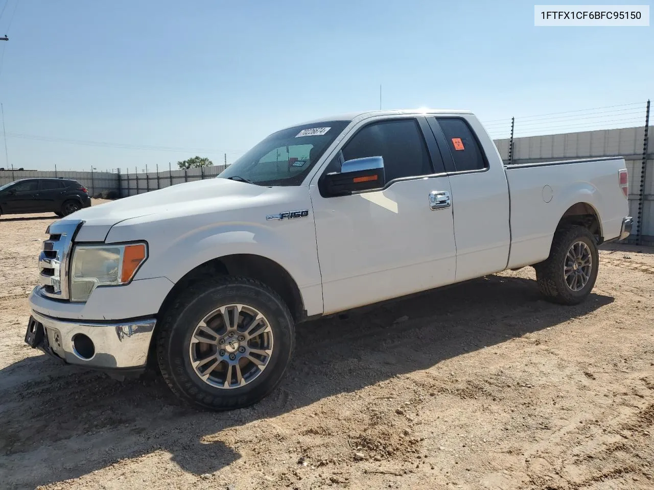 2011 Ford F150 Super Cab VIN: 1FTFX1CF6BFC95150 Lot: 70226674