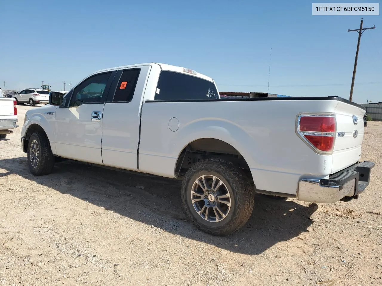 2011 Ford F150 Super Cab VIN: 1FTFX1CF6BFC95150 Lot: 70226674