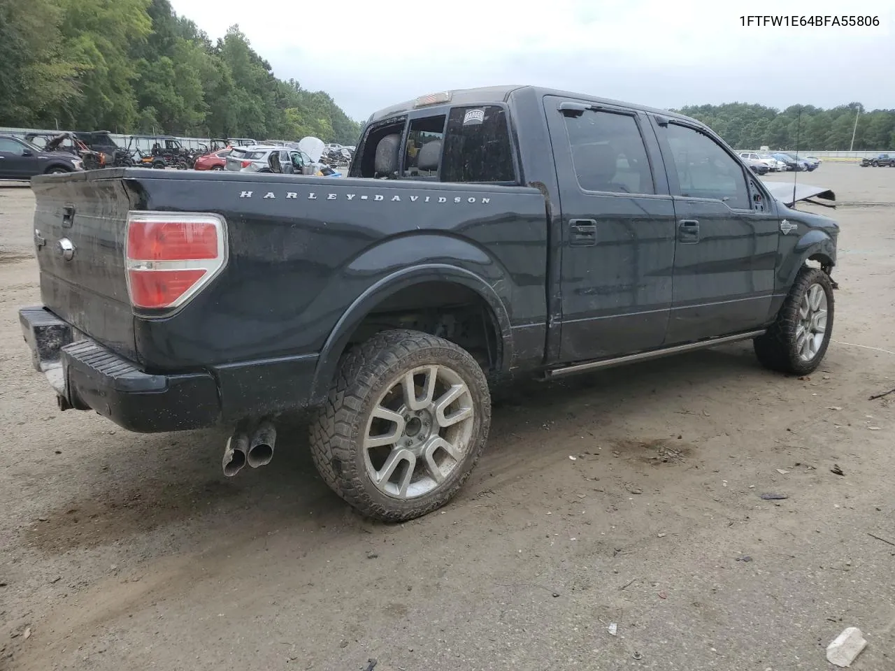 2011 Ford F150 Supercrew VIN: 1FTFW1E64BFA55806 Lot: 70306684