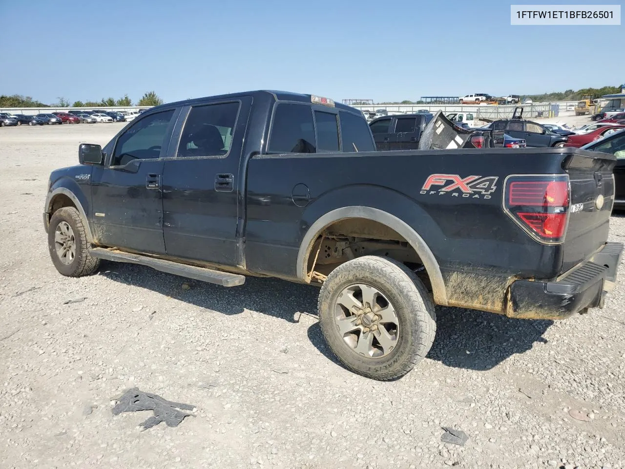 2011 Ford F150 Supercrew VIN: 1FTFW1ET1BFB26501 Lot: 70310294