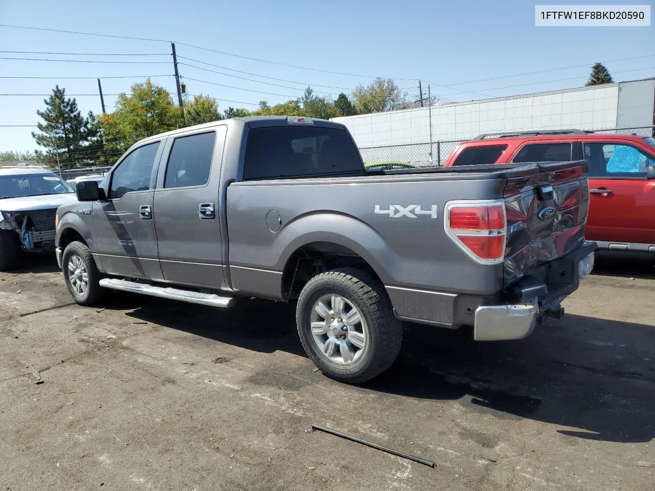 2011 Ford F150 Supercrew VIN: 1FTFW1EF8BKD20590 Lot: 70522944