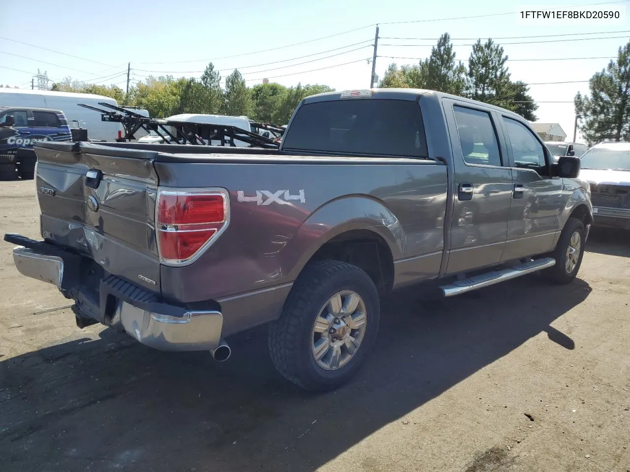 1FTFW1EF8BKD20590 2011 Ford F150 Supercrew