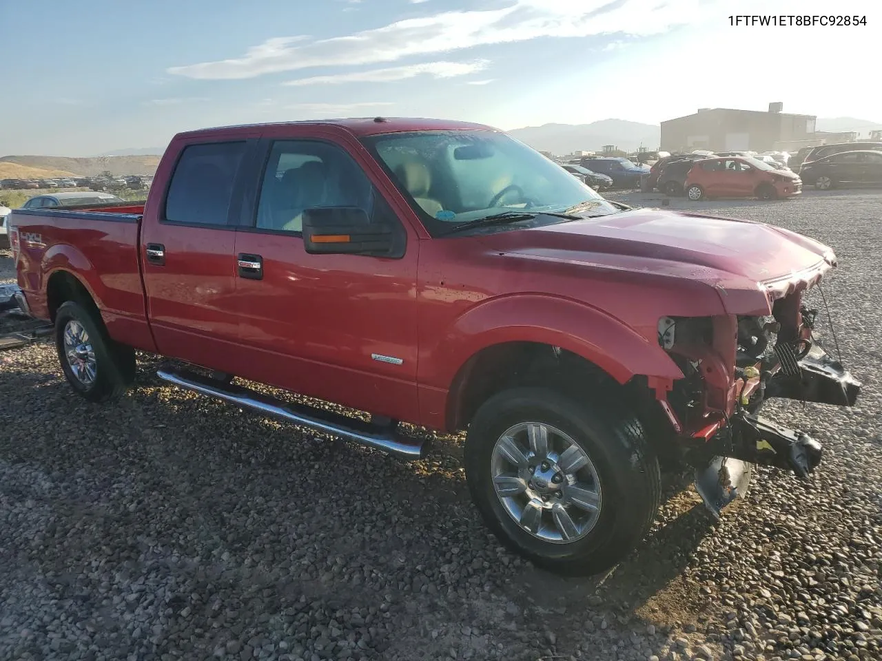 2011 Ford F150 Supercrew VIN: 1FTFW1ET8BFC92854 Lot: 70579534