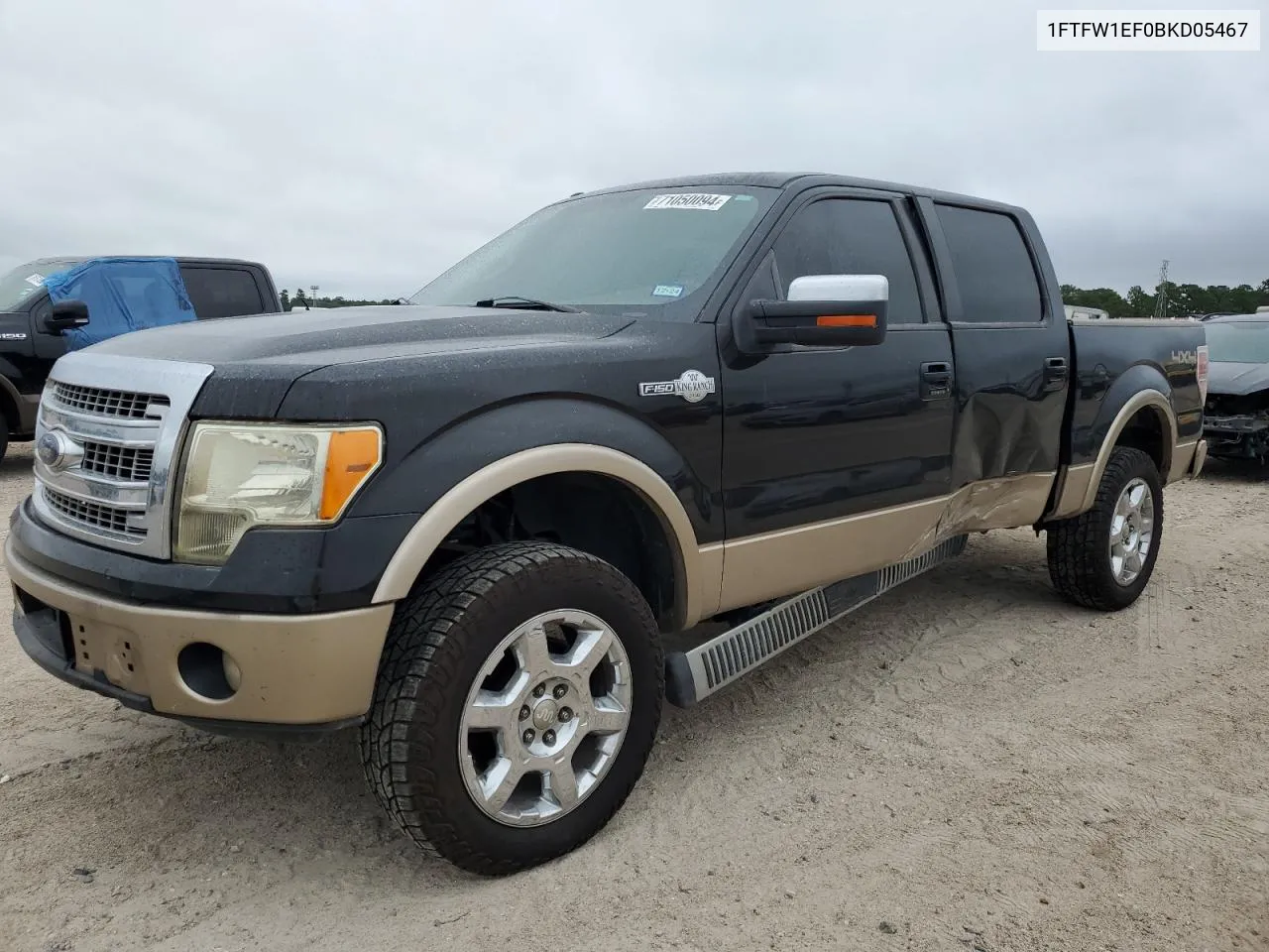 2011 Ford F150 Supercrew VIN: 1FTFW1EF0BKD05467 Lot: 71050094