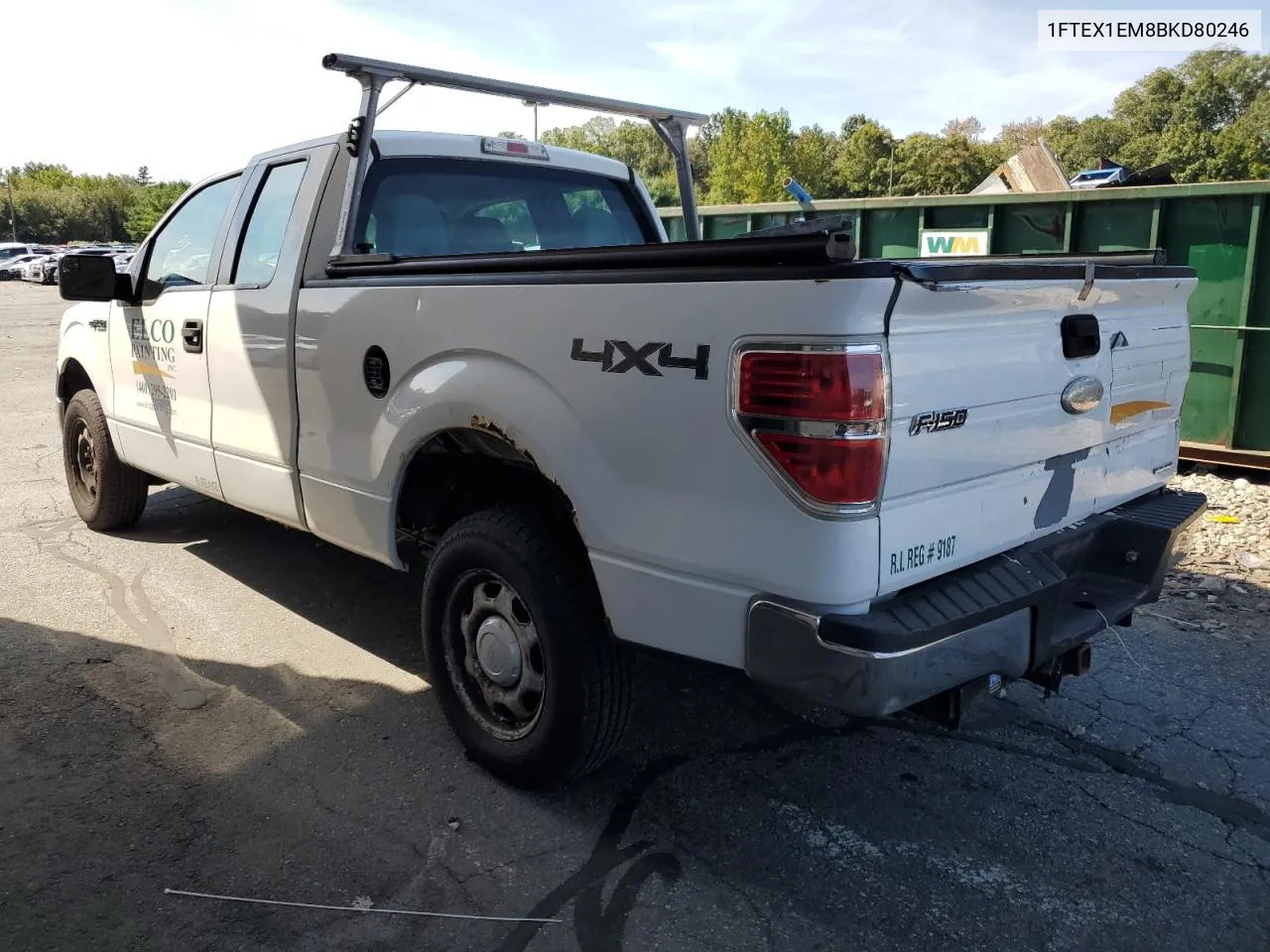 1FTEX1EM8BKD80246 2011 Ford F150 Super Cab