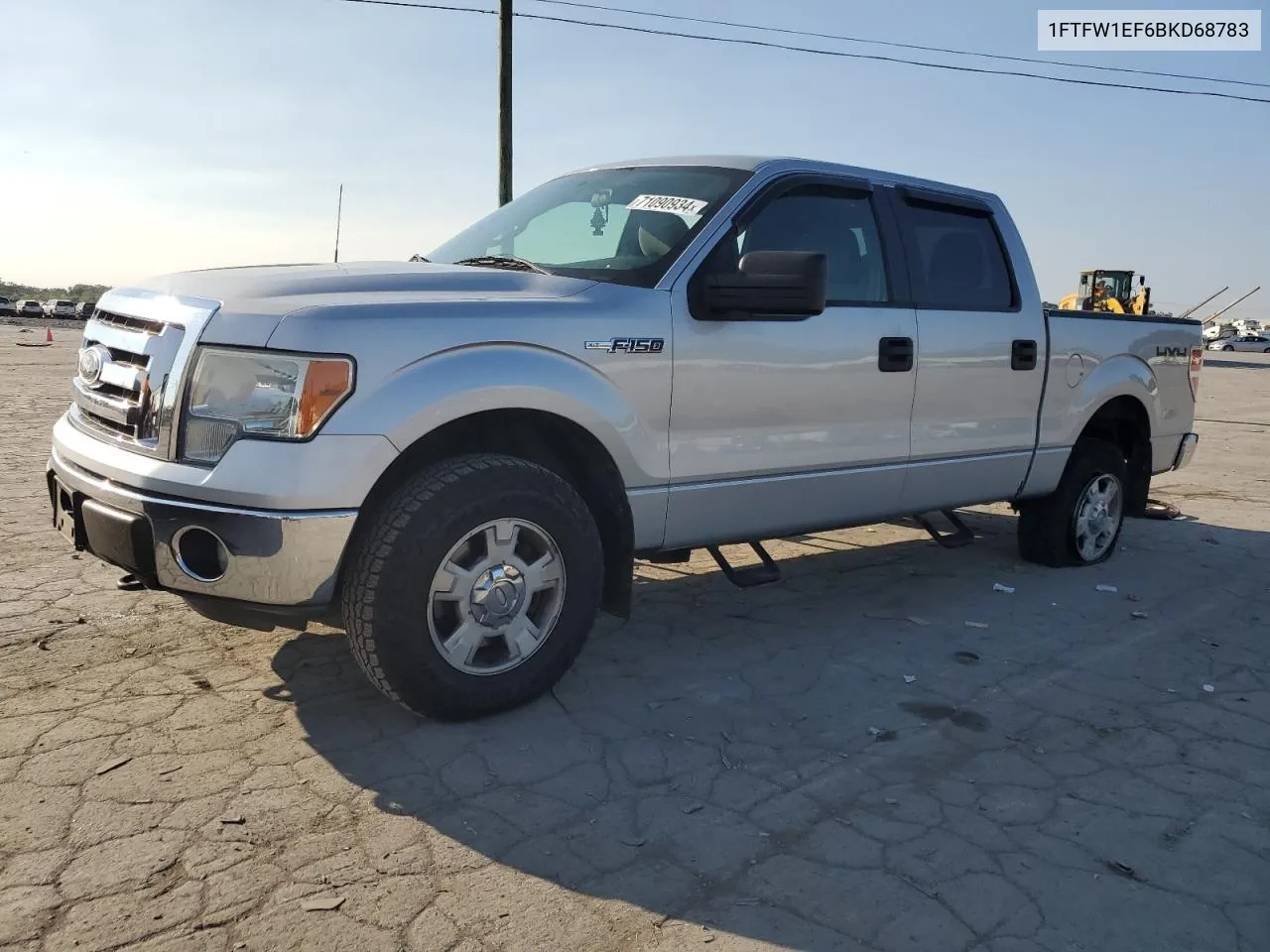 1FTFW1EF6BKD68783 2011 Ford F150 Supercrew