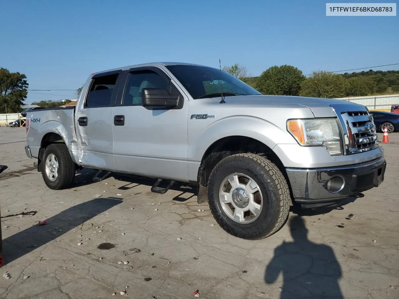 2011 Ford F150 Supercrew VIN: 1FTFW1EF6BKD68783 Lot: 71090934