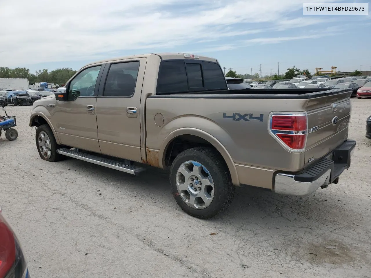 2011 Ford F150 Supercrew VIN: 1FTFW1ET4BFD29673 Lot: 71172254