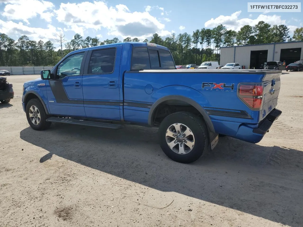 1FTFW1ET7BFC32273 2011 Ford F150 Supercrew