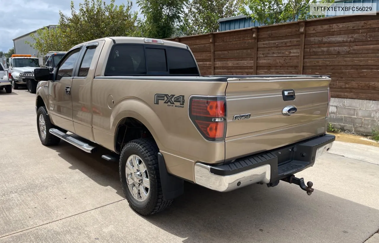 1FTFX1ETXBFC56029 2011 Ford F150 Super Cab