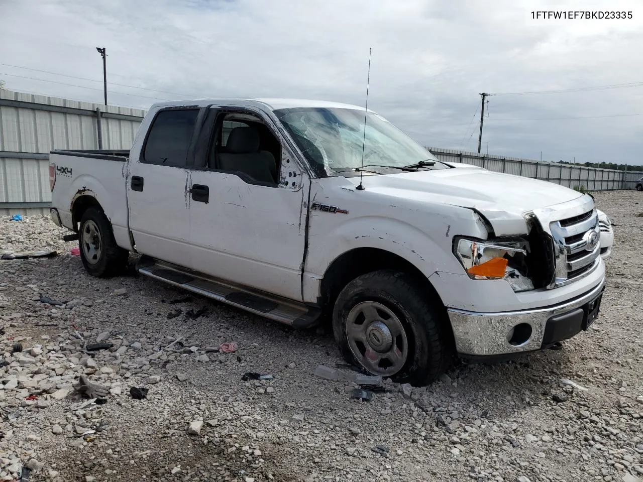 1FTFW1EF7BKD23335 2011 Ford F150 Supercrew