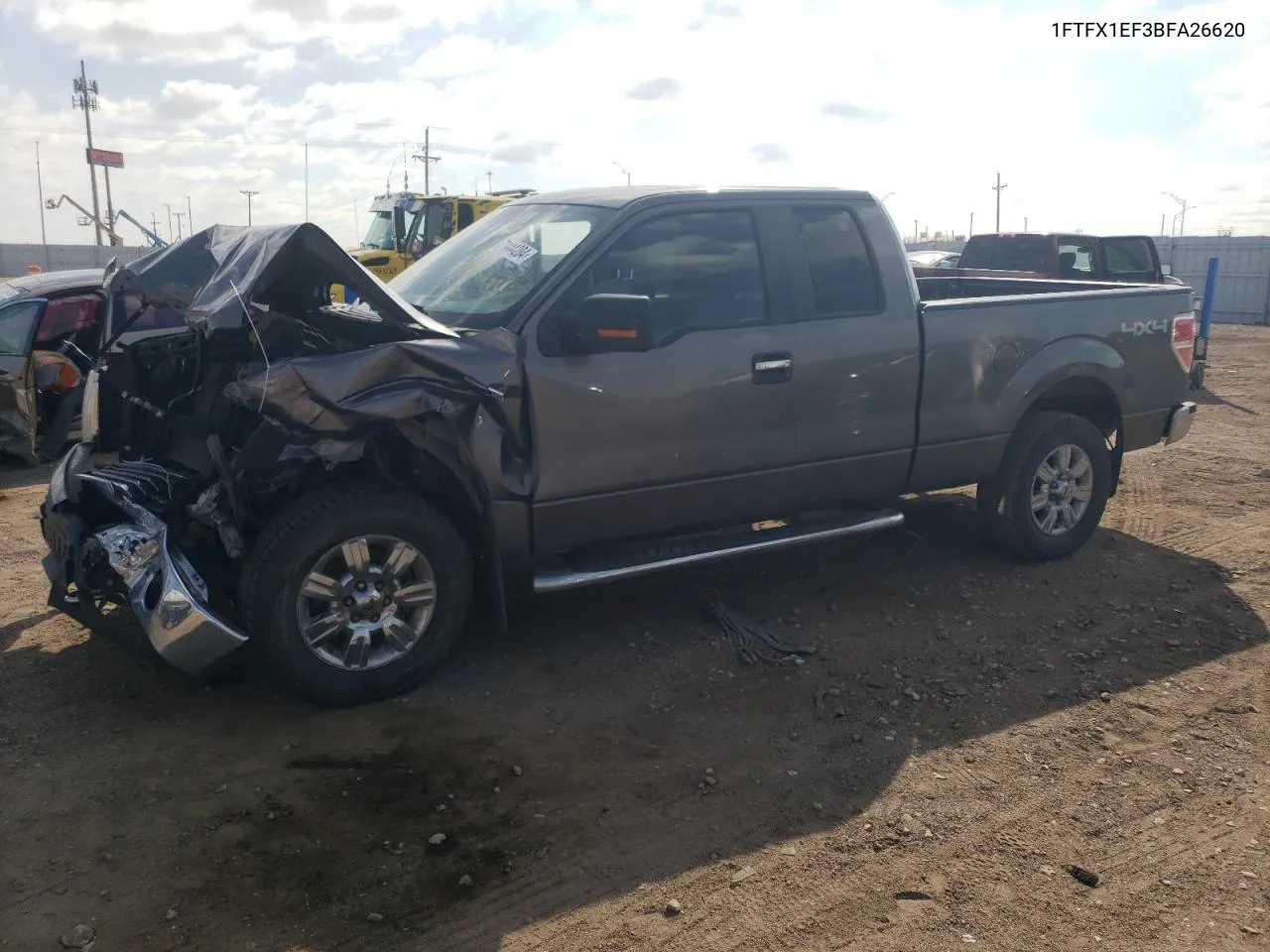 2011 Ford F150 Super Cab VIN: 1FTFX1EF3BFA26620 Lot: 71444204