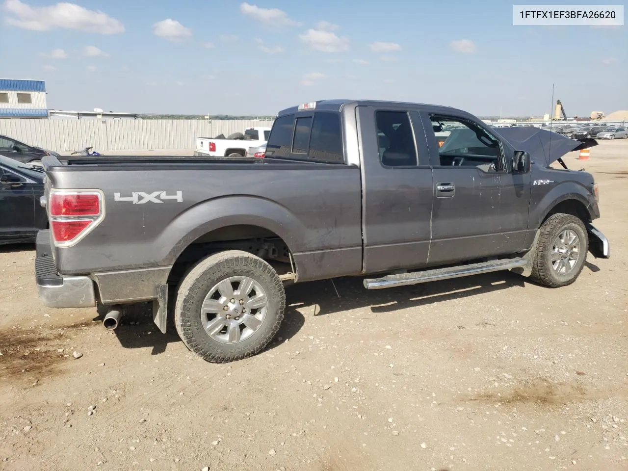 2011 Ford F150 Super Cab VIN: 1FTFX1EF3BFA26620 Lot: 71444204