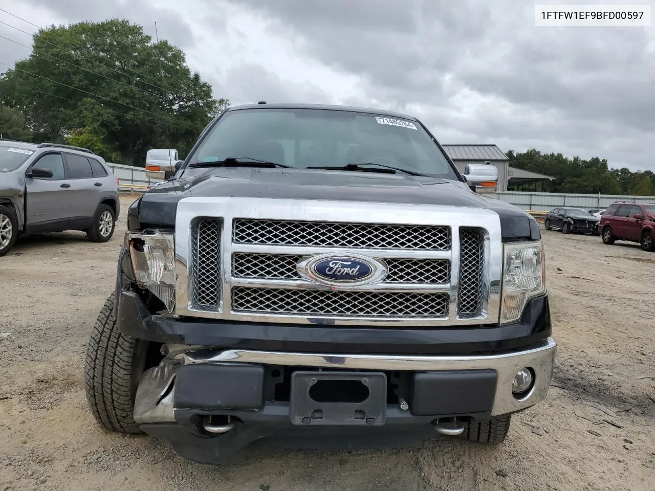 2011 Ford F150 Supercrew VIN: 1FTFW1EF9BFD00597 Lot: 71485784