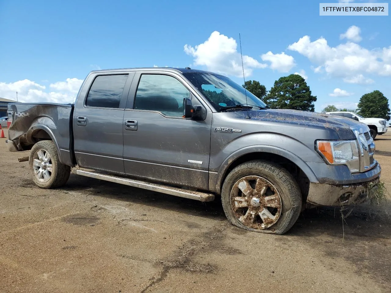 2011 Ford F150 Supercrew VIN: 1FTFW1ETXBFC04872 Lot: 71503274