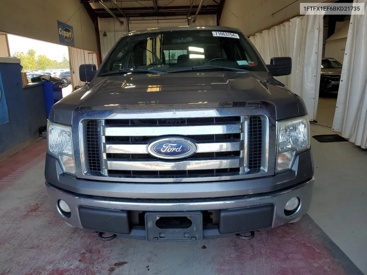 2011 Ford F150 Super Cab VIN: 1FTFX1EF6BKD21735 Lot: 71663754