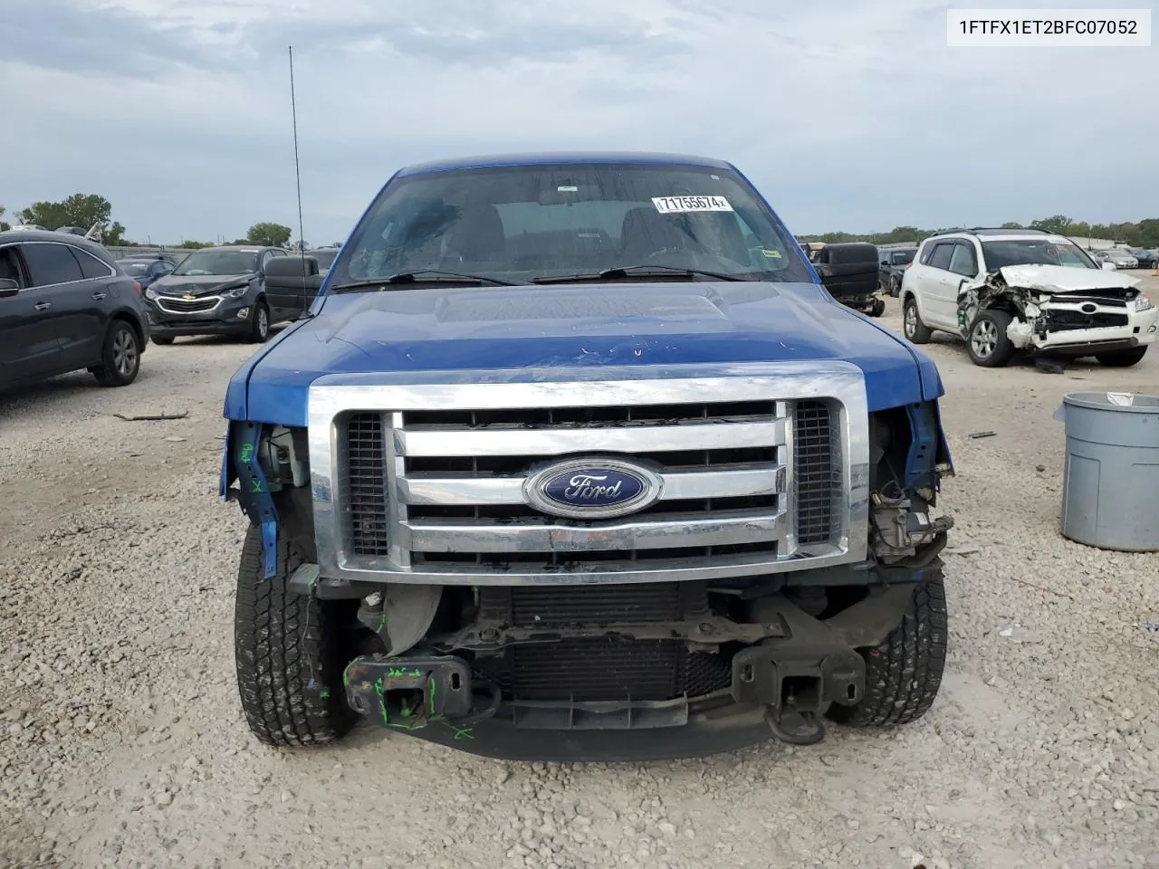 1FTFX1ET2BFC07052 2011 Ford F150 Super Cab