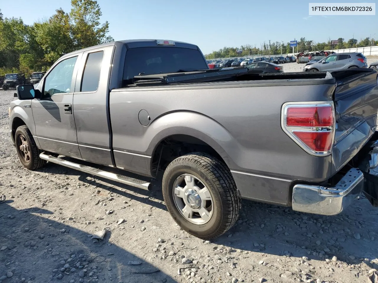 1FTEX1CM6BKD72326 2011 Ford F150 Super Cab