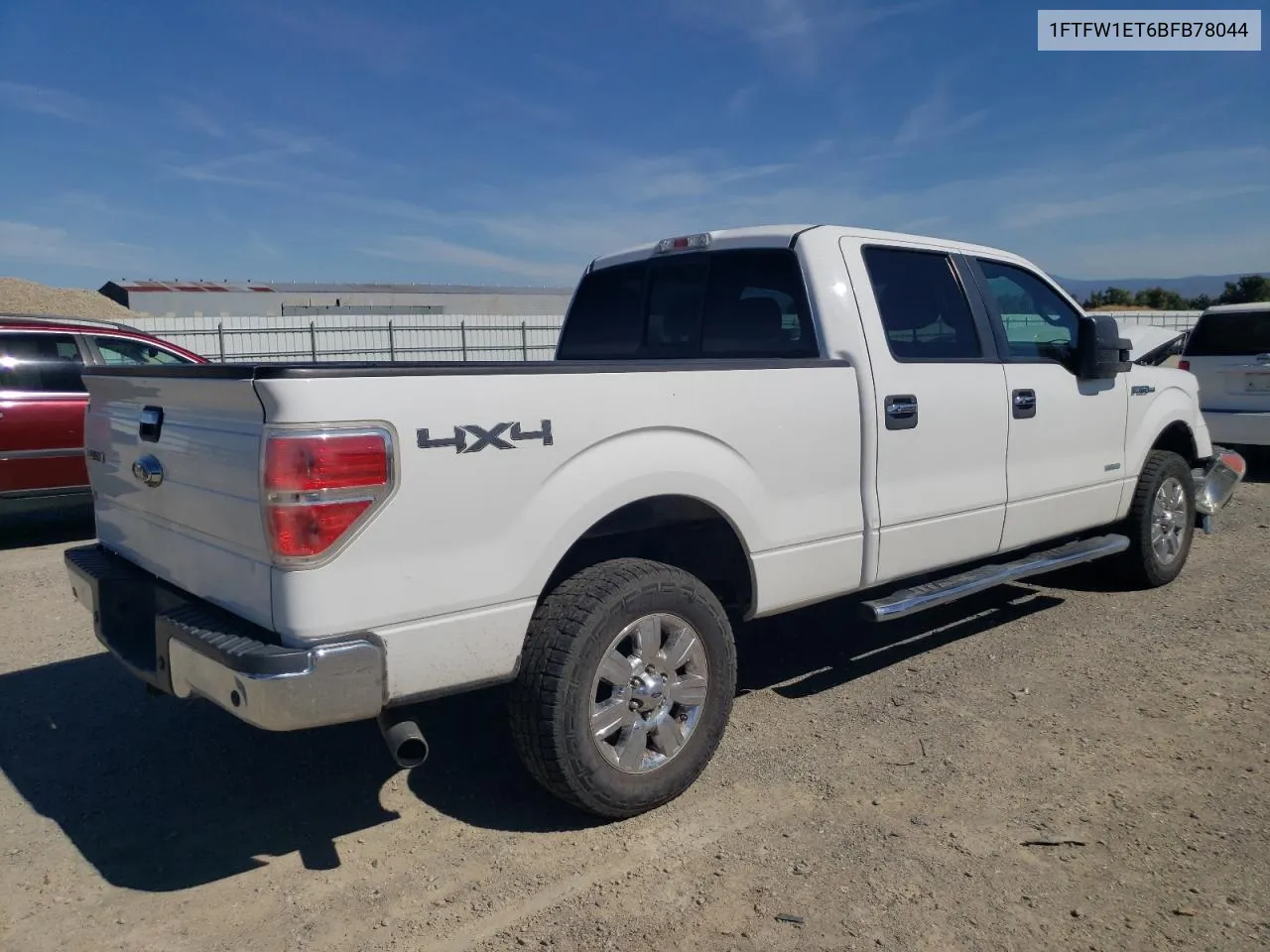 2011 Ford F150 Supercrew VIN: 1FTFW1ET6BFB78044 Lot: 71823634