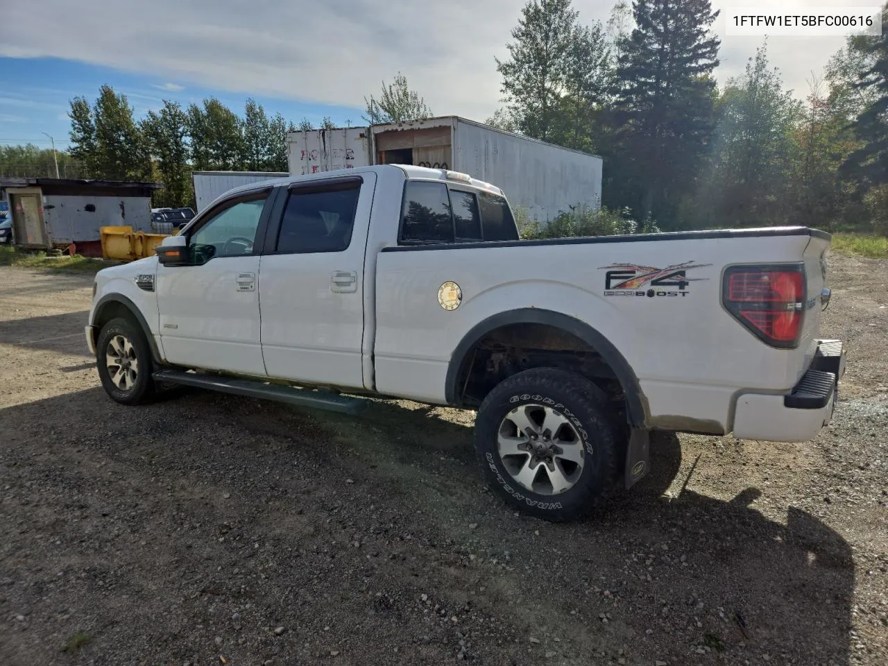 2011 Ford F150 Supercrew VIN: 1FTFW1ET5BFC00616 Lot: 71933624