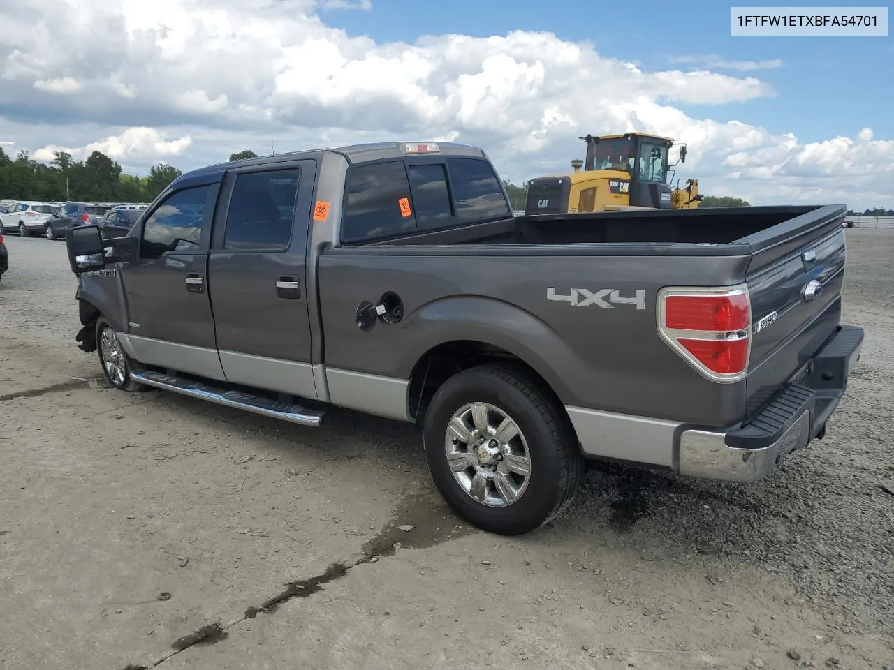 2011 Ford F150 Supercrew VIN: 1FTFW1ETXBFA54701 Lot: 72070854