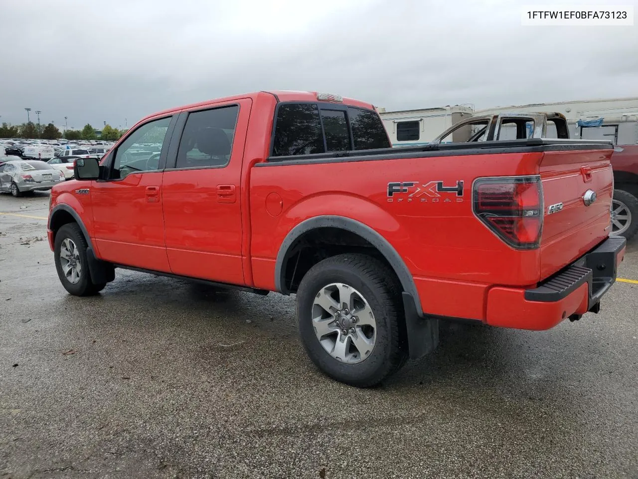 2011 Ford F150 Supercrew VIN: 1FTFW1EF0BFA73123 Lot: 72137474