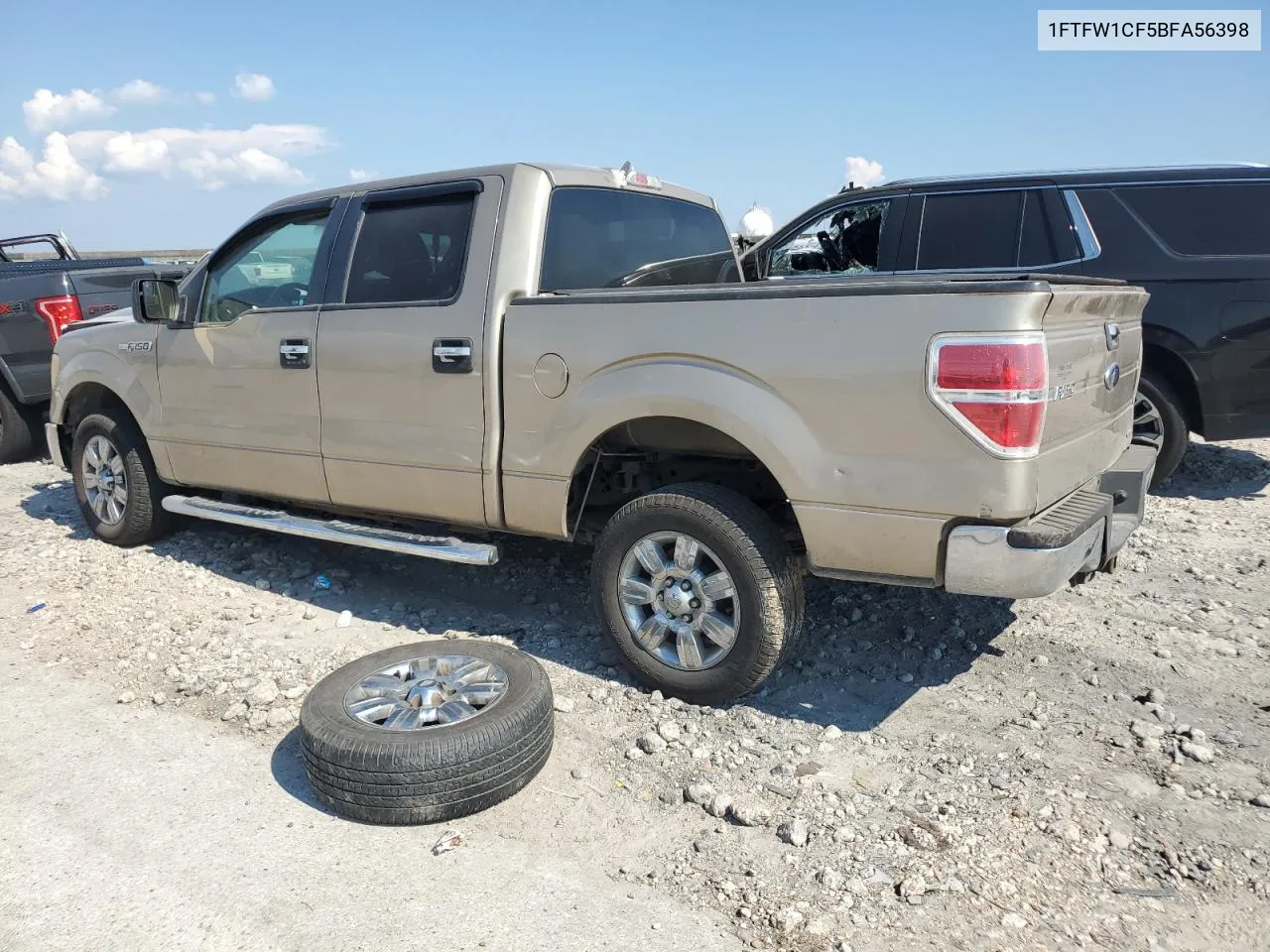 2011 Ford F150 Supercrew VIN: 1FTFW1CF5BFA56398 Lot: 72149294