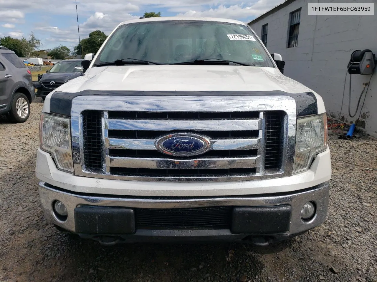 2011 Ford F150 Supercrew VIN: 1FTFW1EF6BFC63959 Lot: 72196054