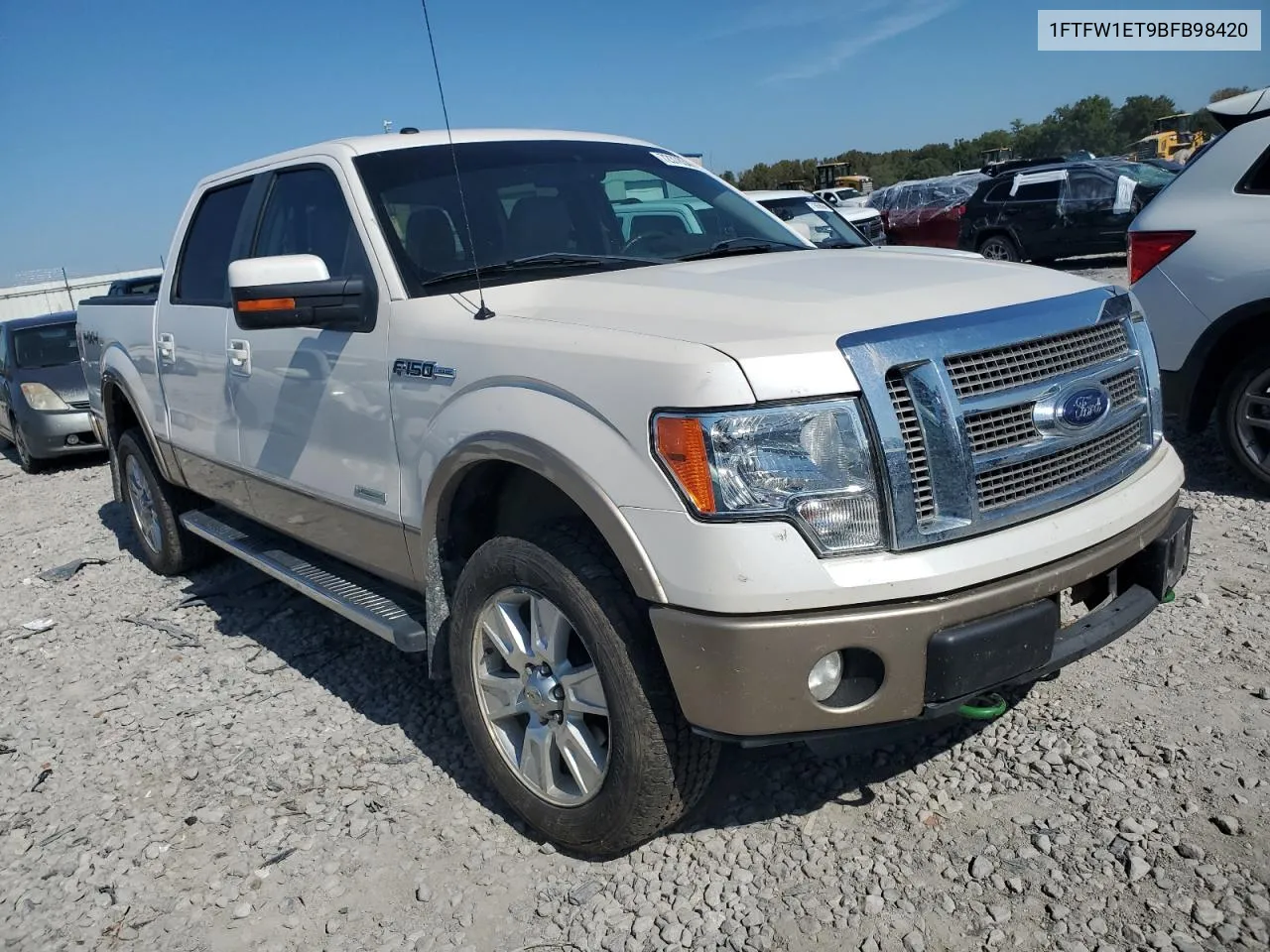 2011 Ford F150 Supercrew VIN: 1FTFW1ET9BFB98420 Lot: 72378344