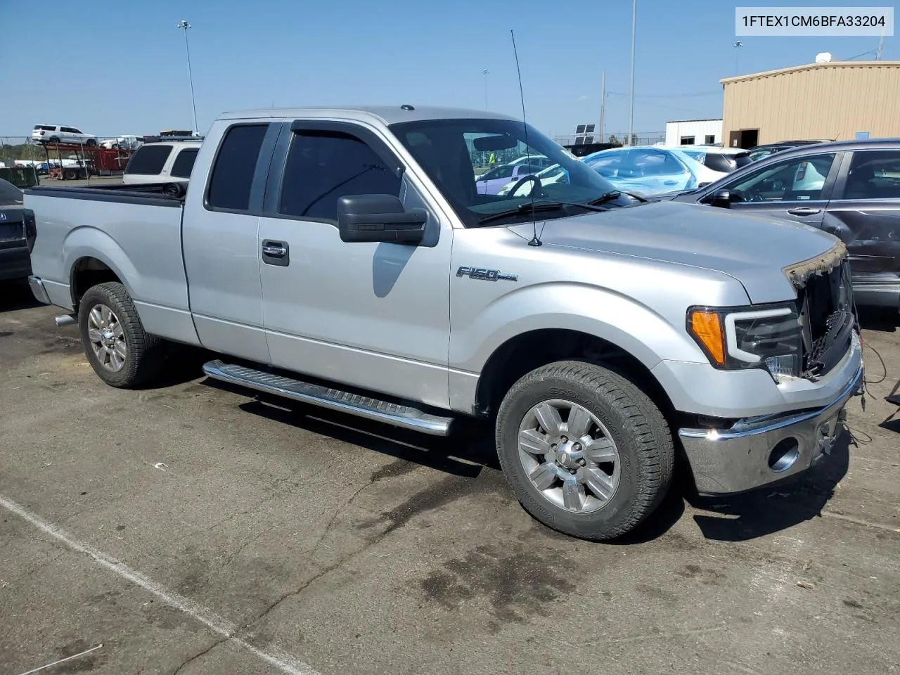 2011 Ford F150 Super Cab VIN: 1FTEX1CM6BFA33204 Lot: 72407754