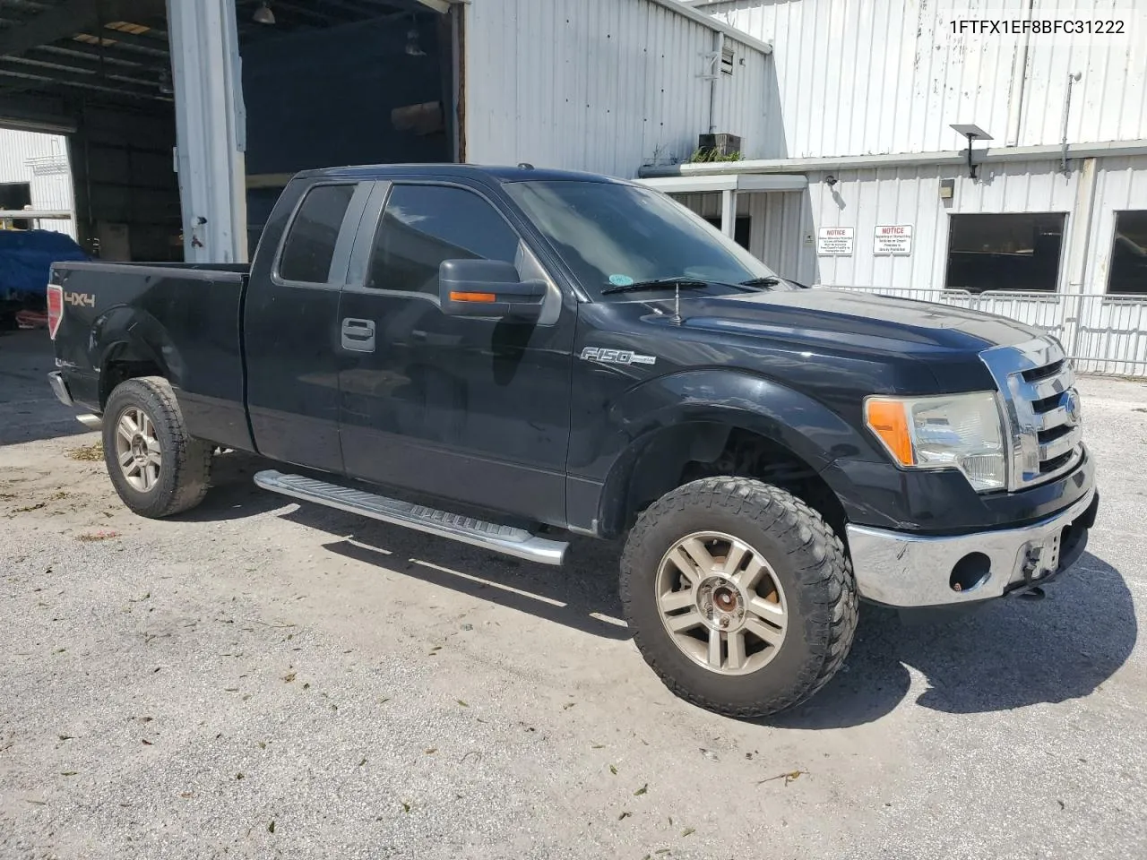 2011 Ford F150 Super Cab VIN: 1FTFX1EF8BFC31222 Lot: 72420814