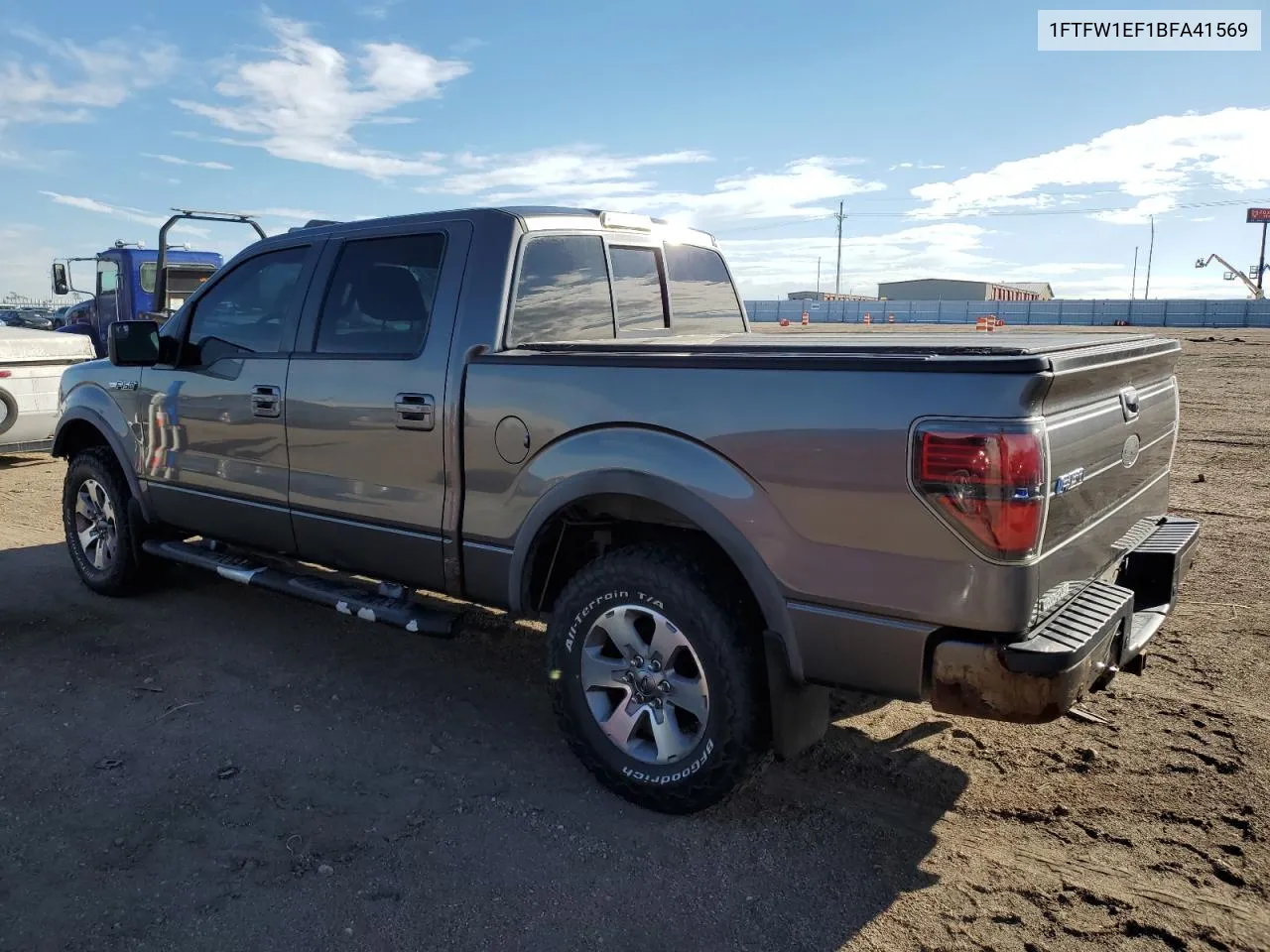 2011 Ford F150 Supercrew VIN: 1FTFW1EF1BFA41569 Lot: 72463424