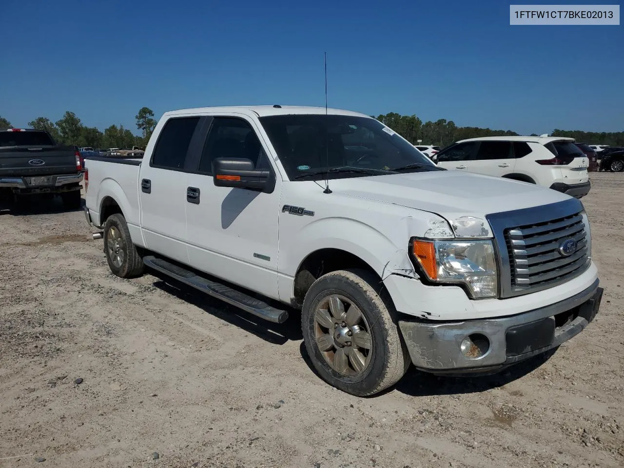 2011 Ford F150 Supercrew VIN: 1FTFW1CT7BKE02013 Lot: 72549964