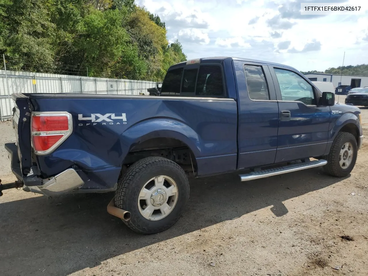 2011 Ford F150 Super Cab VIN: 1FTFX1EF6BKD42617 Lot: 72609944