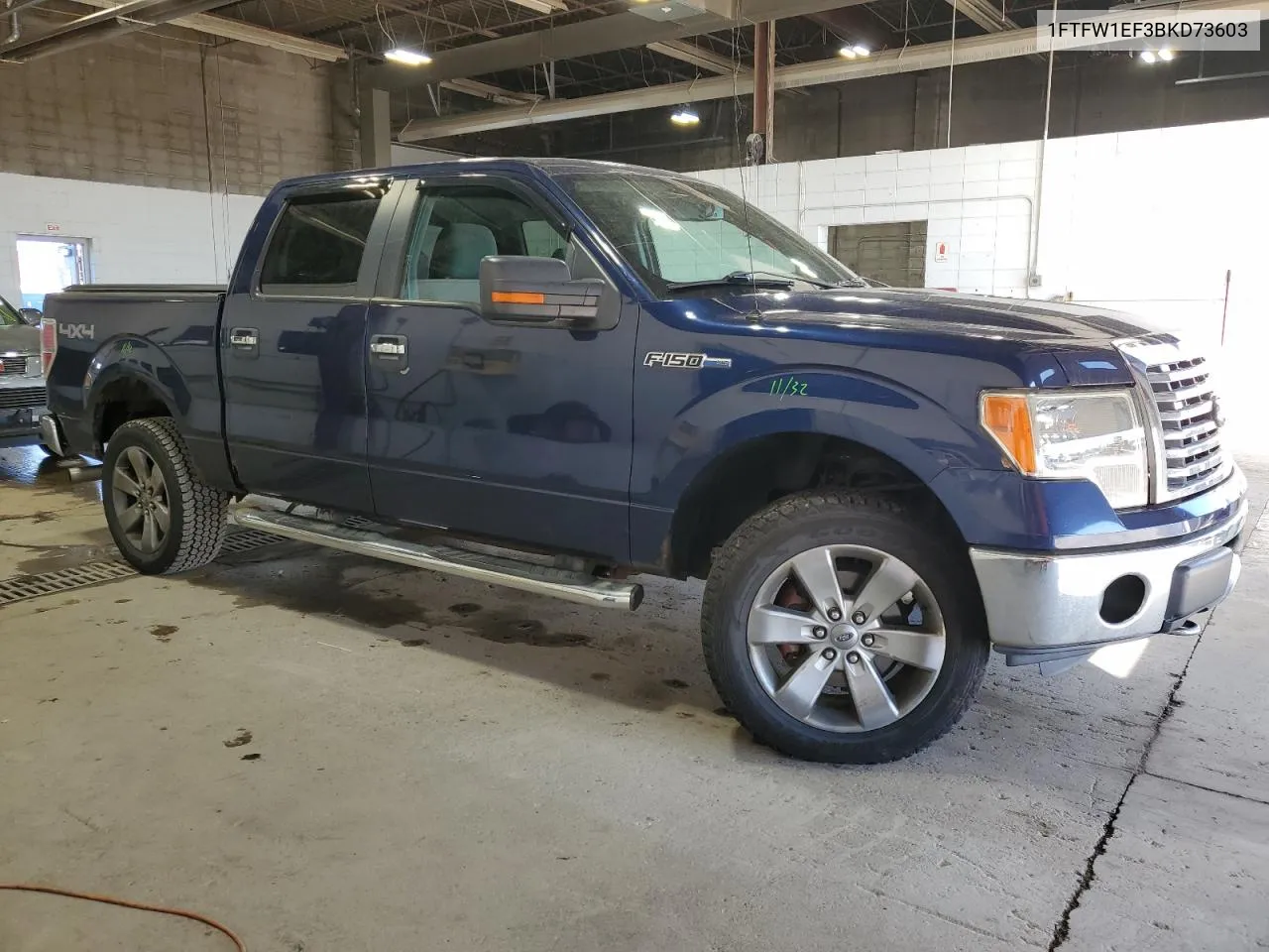 1FTFW1EF3BKD73603 2011 Ford F150 Supercrew