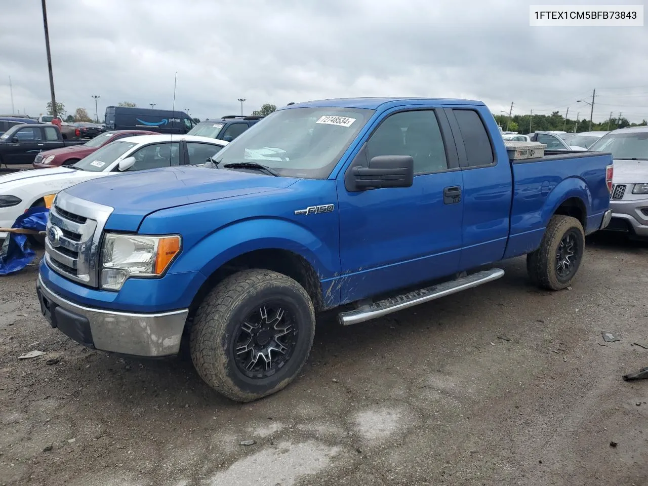 1FTEX1CM5BFB73843 2011 Ford F150 Super Cab