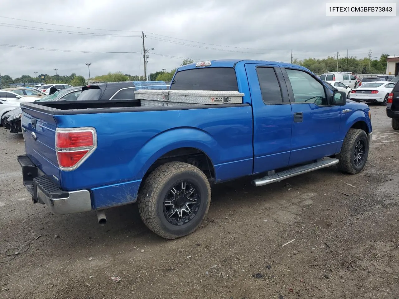 1FTEX1CM5BFB73843 2011 Ford F150 Super Cab