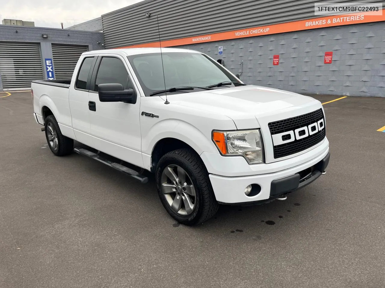 1FTEX1CM9BFC22493 2011 Ford F150 Super Cab