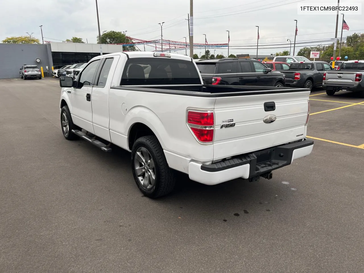 1FTEX1CM9BFC22493 2011 Ford F150 Super Cab