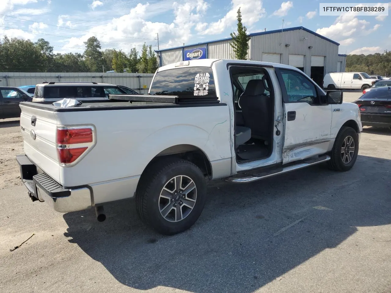 2011 Ford F150 Supercrew VIN: 1FTFW1CT8BFB38289 Lot: 73186614