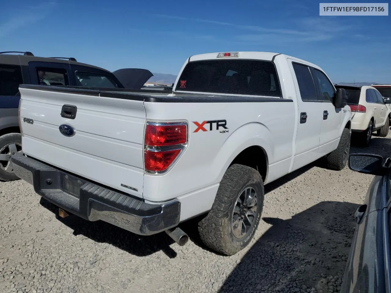 2011 Ford F150 Supercrew VIN: 1FTFW1EF9BFD17156 Lot: 73407604